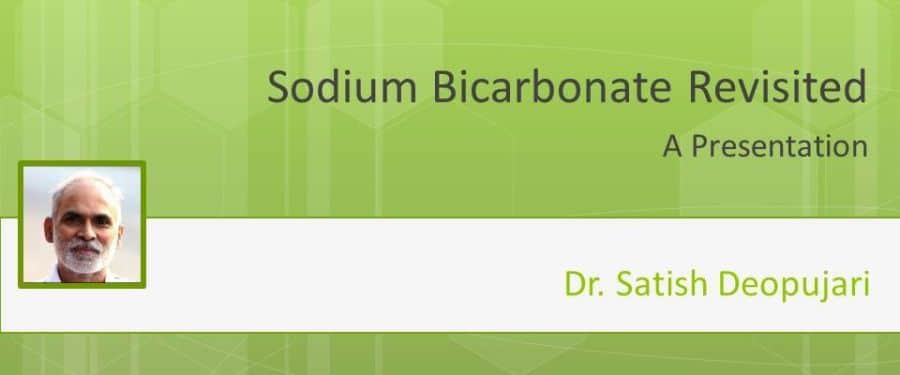 Sodium Bicarbonate Revisited